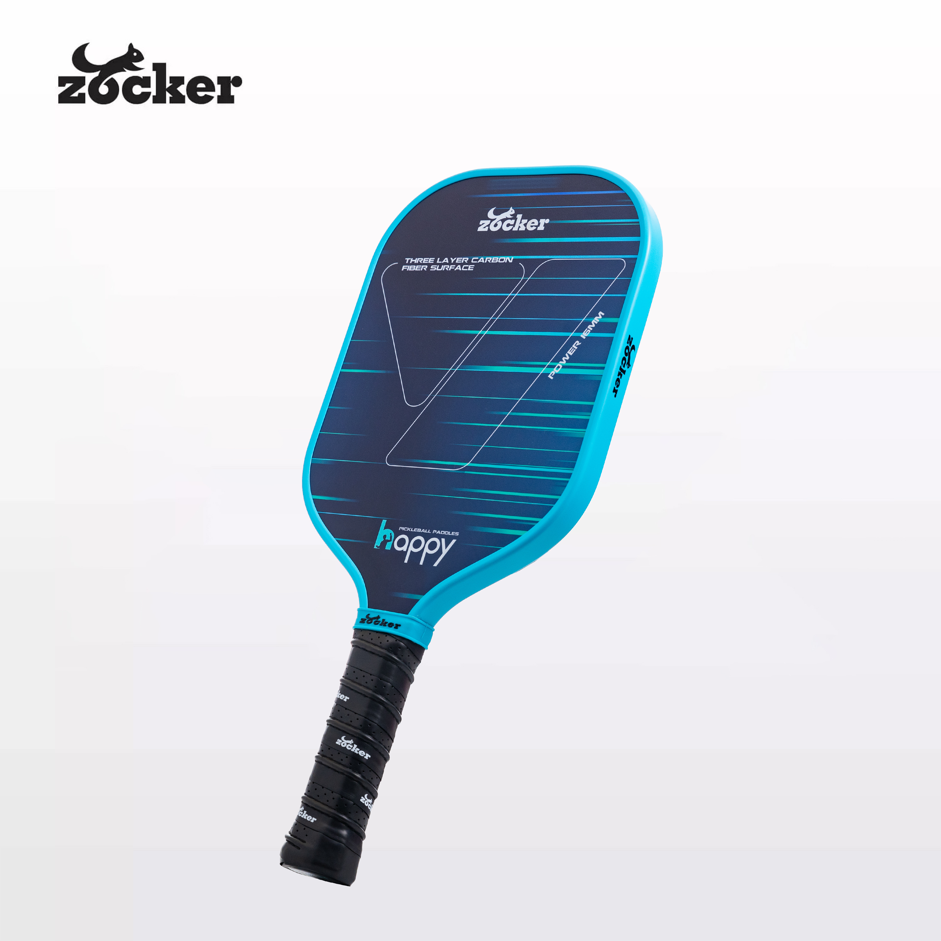 Vợt Pickleball Cao Cấp Zocker Happy HP1 Standard Blue