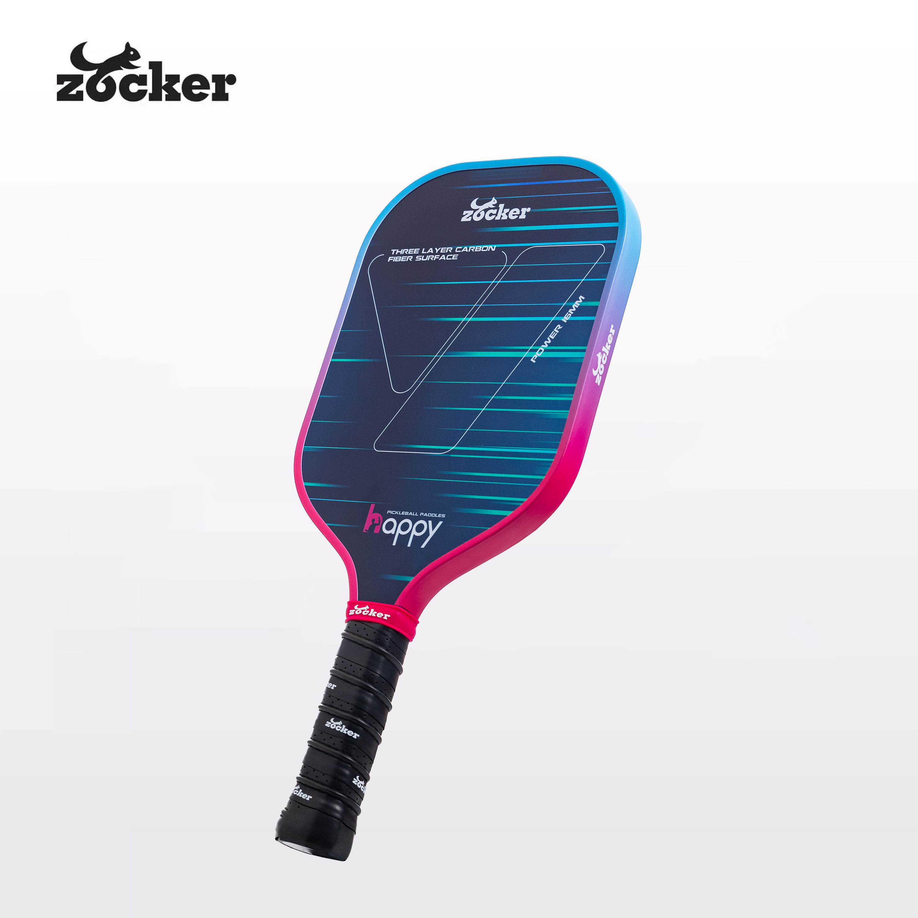 Vợt Pickleball Cao Cấp Zocker Happy HP1 Standard Gradient